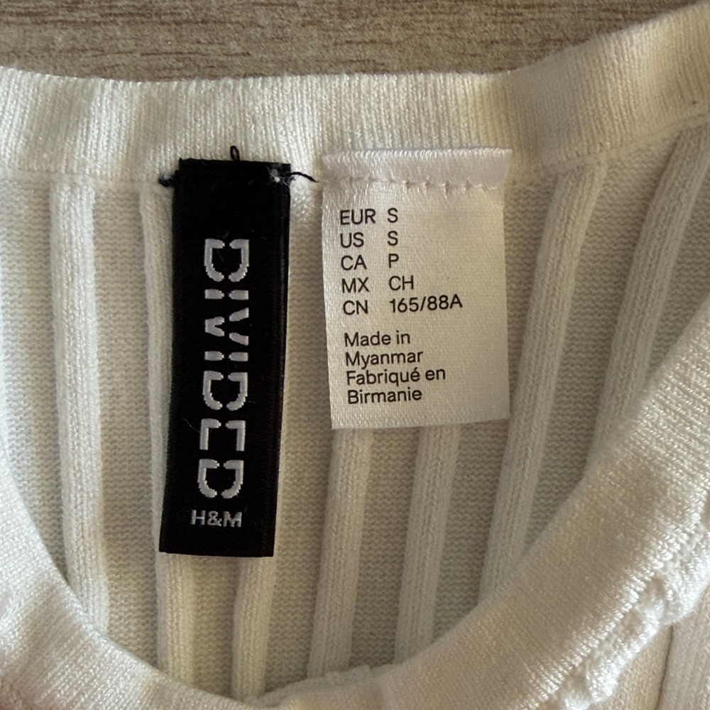 H&M Ribbed Knit Tank Tops - S - Picture 2 of 3